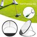 Hadanceo Golf Chipping Practice Net Accuracy & Swing Trainer Chipping Pitching Cage Mat Portable Indoor Outdoor Golfing Target Training Equipment