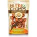 [Pack of 4] Nutri Chomps Rawhide Free Real Chicken and Porkskin Mini Dog Chews with Real Peanut Butter 8 count