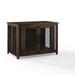 30 x 42 x 25 in. Dane Credenza Dog Crate Brown