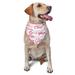 Junzan Breast Cancer Pink Ribbons Awareness (2)-1pcs Dog Bandanas Dog Bandanas Scarf Triangle Bibs Kerchief Flannel Thicken Cotton Bandana for Small Medium Large Dogs and Cats