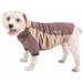 Active Barko Pawlo Relax-Stretch Wick-Proof Performance Dog Polo T-Shirt Brown - Extra Small