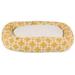 52 in. Links Sherpa Donut Pet Bed - Yellow