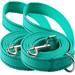 2-Pack 6FT Reflective Dog Leash for Large&Medium and Small Dogs Nylon Leashes for Walking and Training 6 Foot Dog Leash with D Ring for Puppy 3/4 inch X 6FT(Turquoise&Turquoise 2-Pack)