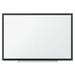 QR Magnetic Dry-Erase Board- Black Aluminum Frame - 8 ft. x 4 ft.