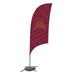 Victory Corps - Minnesota Golden Gophers 7.5 ft. Razor Feather Flag with Cross Base