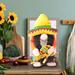 Hxoliqit Mexican Carnival Wide Brimmed Hat Dwarf Doll Dwarf Instrument Doll Decoration Desk Decorations Mini Ornaments Desktop Ornament