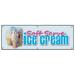 72 in. Soft Serve Ice Cream Banner Sign - Shop Parlor