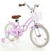 Costway 16 Kids Bike Toddler Adjustable Bicycle with Training Wheel for 4-7 Years Old Girl