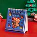 XMNZMH 2024 Cartoon Three-dimensional Painting Christmas Calendar Creative Tabletop Decoration Calendar Christmas Gift Mini Desk Calendar(Christmas Gifts)