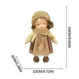 solacol Baby Doll Toy Baby Enamel Doll Artist Mini Christmas Thumb Doll Collectible Adoptable Baby Doll Toy - Great for Kids Girls Boys (with Gift Box)