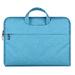11.6 Inches Fashion Portable Computer Storage Bag Laptop Tote Bag Business Briefcase Compatible for Macbook12 Air Pro (Blue)