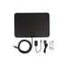 HD TV Digital Amplified Indoor Antenna Black