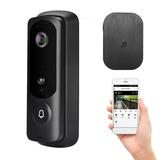 Wireless WiFi Video Doorbell with 1080P Camera - Features 2-Way Audio Motion Detection Infrared Night Vision Real-Time Monitoring via App Waterproof Cover and Storage Card Support