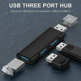 Lifetechs USB3.0 Hub Plug And Play High Speed Data Transfer Multifunctional Docking Station 3 Port USB Multi Splitter Adapter Laptop Accessories