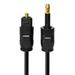 Qisuw Toslink to 3.5mm Plug Digital Optical Audio Cable SPDIF Optical Fiber Lines