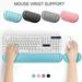 Lifetechs Mouse Wrist Rest Ergonomic Super Soft Memory Foam Massage Hole Slow Rebound Pain Relief Silicone Computer Mouse Wrist Support Pad PC Accessories