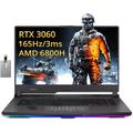 ASUS ROG Strix G15 Gaming Laptop 15.6 FHD 144Hz Laptop AMD Ryzen 7-4800H 16GB RAM 512B PCIe SSD 4-Zone RGB Backlit Keyboard GeForce RTX 3060 6G Wi-Fi 6 Win 11 Gray Hotface 32GB USB Card