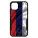 DistinctInk Case for iPhone 14 Pro MAX (6.7 Screen) - OtterBox Commuter Custom Black Case - Russia Russian Waving Flag Red Yellow - Show Your Love of Russia