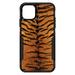 DistinctInk Case for iPhone 11 Pro MAX (6.7 Screen) - OtterBox Commuter Custom Black Case - Yellow Black Tiger Fur Skin Print - Animal Print