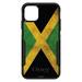 DistinctInk Case for iPhone 13 Pro MAX (6.7 Screen) - OtterBox Commuter Custom Black Case - Jamaica Old Flag Black Green Yellow - Show Your Love of Jamaica