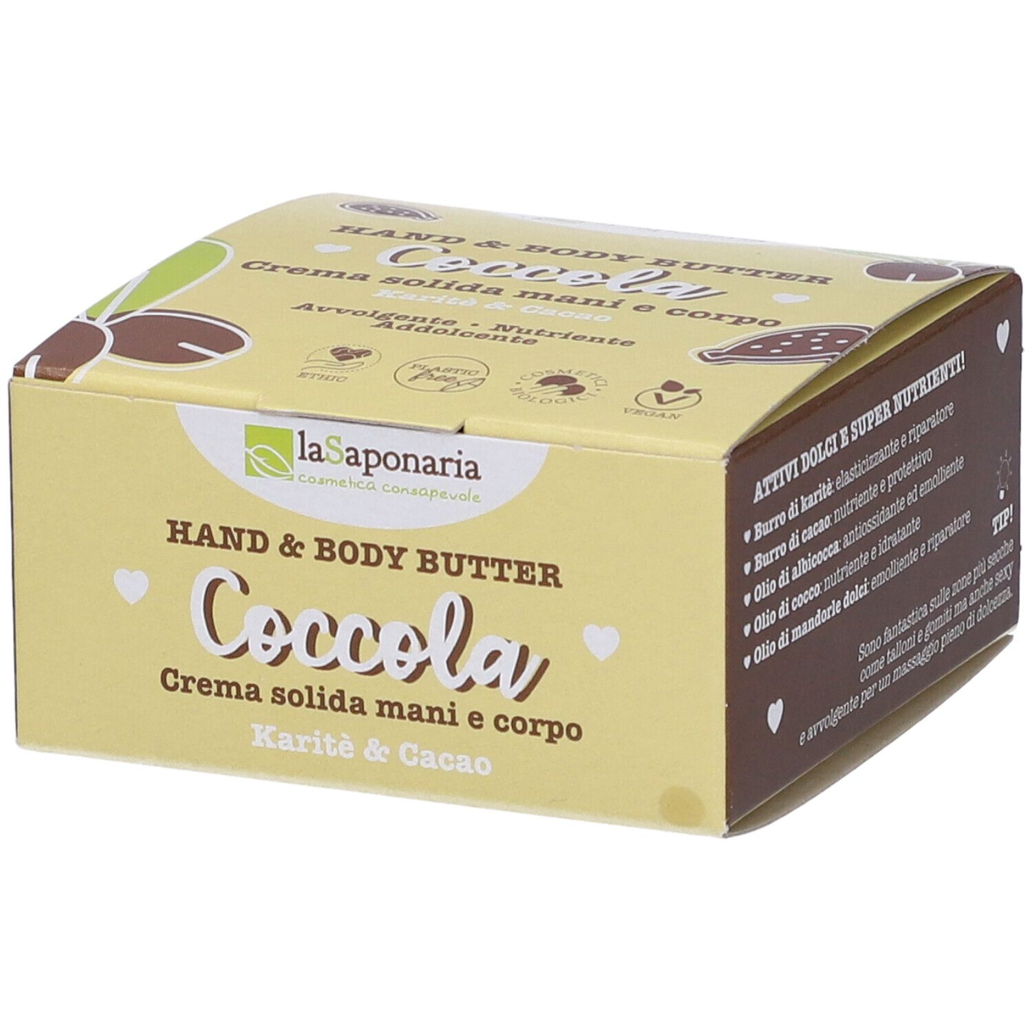 La Saponaria Crema Solida Mani e Corpo COCCOLA 80 g Altro