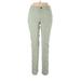 Zara Khaki Pant Skinny Leg Boyfriend: Green Print Bottoms - Women's Size 32