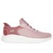 Skechers Women's Slip-ins: BOBS Sport Squad Chaos Sneaker | Size 7.0 | Blush Pink | Textile/Synthetic | Vegan | Machine Washable