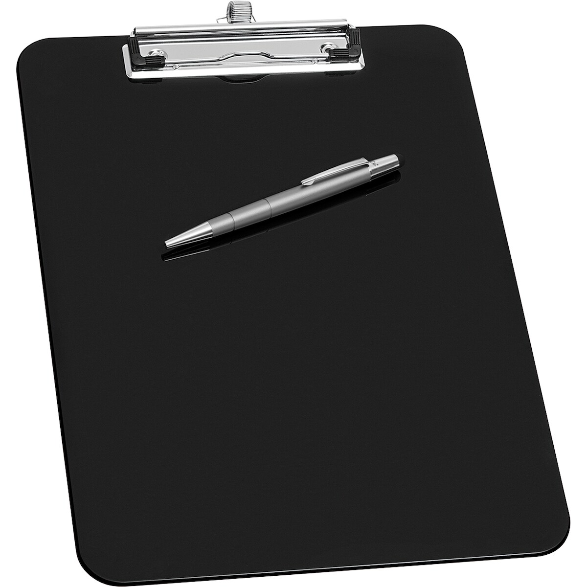 WEDO Klemmbrett 576601 A4 Stiftehalter Öse sw Image