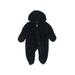 Carter's Long Sleeve Outfit: Black Print Bottoms - Size 3 Month