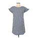 TABITHA WEBB TJX Casual Dress - Shift: Blue Checkered/Gingham Dresses - Women's Size 6