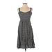 As U Wish Casual Dress - A-Line Sweetheart Sleeveless: Gray Dresses - Women's Size Small