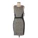 Weston Casual Dress - Sheath: Gray Jacquard Dresses - Women's Size Medium