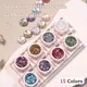 Vendeeni 15 Couleurs Étincelle Paillettes Gel Vernis À Ongles Paillettes Gel Vernis Pour Nail Art