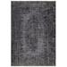 Black 106 x 62 x 0.4 in Indoor Area Rug - Lofy Vintage Oriental Wool & Handmade Area Rug 153 X 265 Cotton/Wool | 106 H x 62 W x 0.4 D in | Wayfair