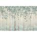 Andover Mills™ Dream Forest I Silver Leaves Paper in Green | 20" H x 30" W x 1.25" D | Wayfair 1B903036F50242BB860EBFB3FB42E92E