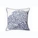 Winston Porter Fan Coral Red & White Indoor/Outdoor Olefin Pillow Cotton in White/Blue/Navy | 20 H x 20 W x 5 D in | Wayfair