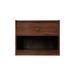 Brayden Studio® Cohl Nightstand Wood in Brown | 17.72 H x 19.69 W x 16.14 D in | Wayfair 090DB75A1FD644FE852A1140803D7AB6