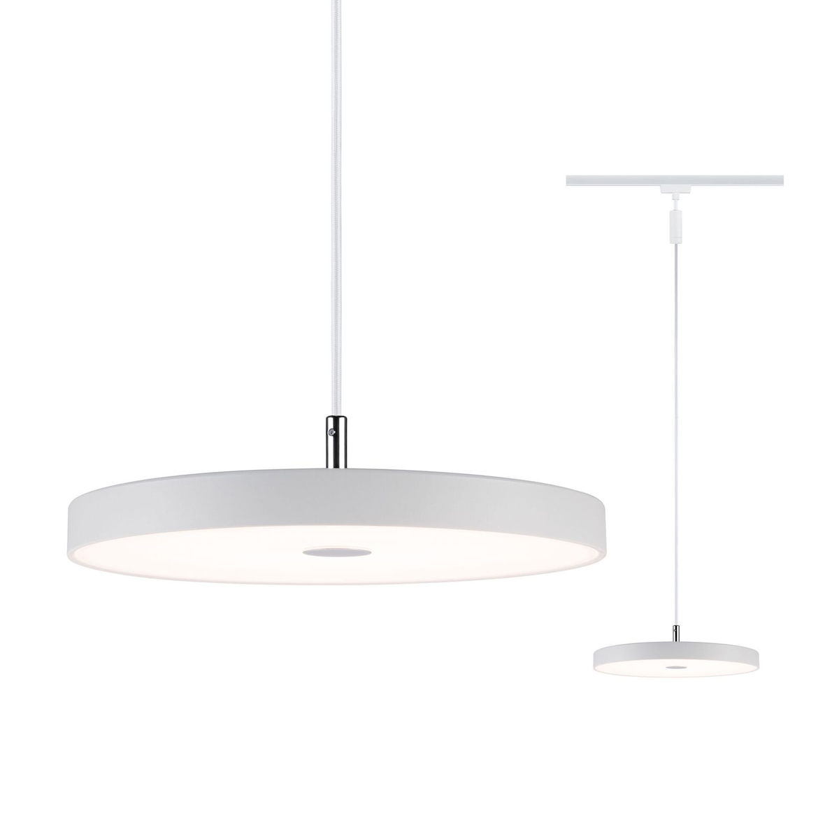 Paulmann URail LED Pendel 3-Step-Dim Hildor 850lm 15W 3000K dimmbar 230V Weiß 96791 Image