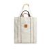 Slimline Canvas Tote Bag With Logo Patch