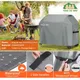 Waterproof BBQ Cover Anti-Dust Storage Outdoor Heavy Duty Charbroil Grill Cover Rain UV Protective