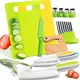 13 Pcs Montessori Kitchen Tools for Toddlers-Kids Cooking Sets Safe for Real Cooking Toddler Crinkle