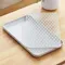 New Creative Household Drain Tray Double-layer Plastic Tea Tray Household Fruit Tray Multi-purpose