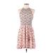 ASOS Casual Dress - Mini High Neck Sleeveless: Pink Dresses - Women's Size 8