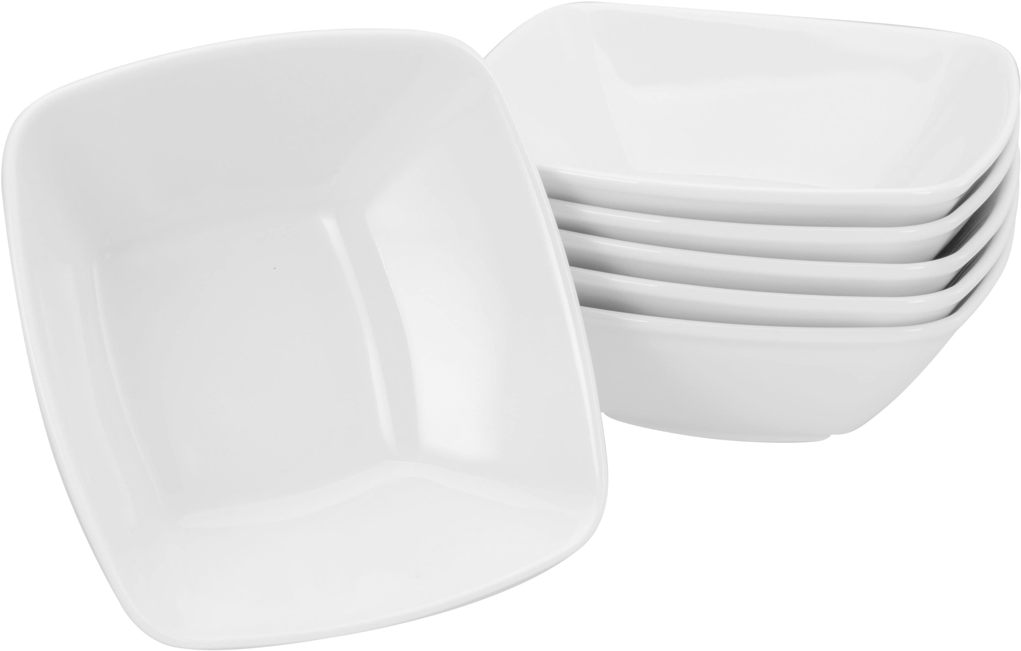 Müslischale CREATABLE "Victoria Weiss", weiß, Porzellan, Schüsseln, Müslischale, Made in Europe