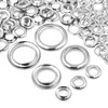 KALASO 1PC 40mm 50mm Reines Messing Material Große Größe Silber Farbe Tülle Öse Mit Unterlegscheibe Fit Leder DIY Handwerk Schuhe Gürtel Kappe