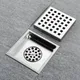 Bathroom Floor Drains Anti-odor Stainless Steel Square Waste Filter Drainage Shower Drain Strainer