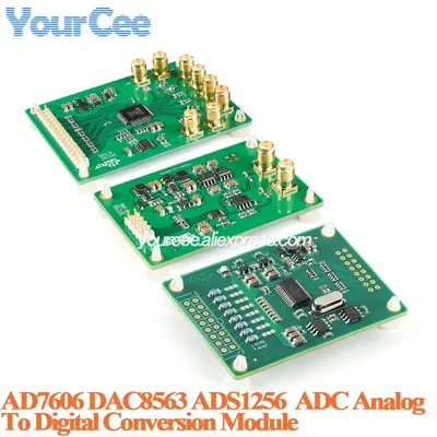 ADS1256IDB Analog-Digital-ADC-Konvertierungsmodul ADS1256 IDB 24 Bit AD7606 8 Kanal 16 Bit DAC8563 Image