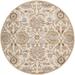 Mark&Day Area Rugs 6ft Round Eckville Traditional Cream Area Rug (6 Round)