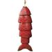 QTOCIO Home Decor Home Decoration Metal Brocade Fish Wind Chime Metal Wind Chime Pendant