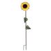 Metal Sunflower Yard Stake Garden Decor Lawn Art Ornament Decoration 39 H